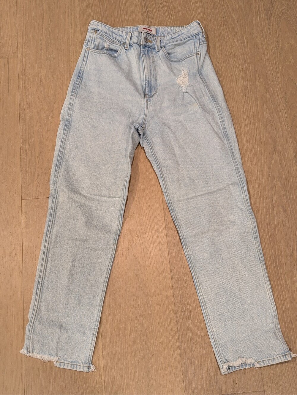 Light Wash Women’s Jeans - Wrangler Mom Fit